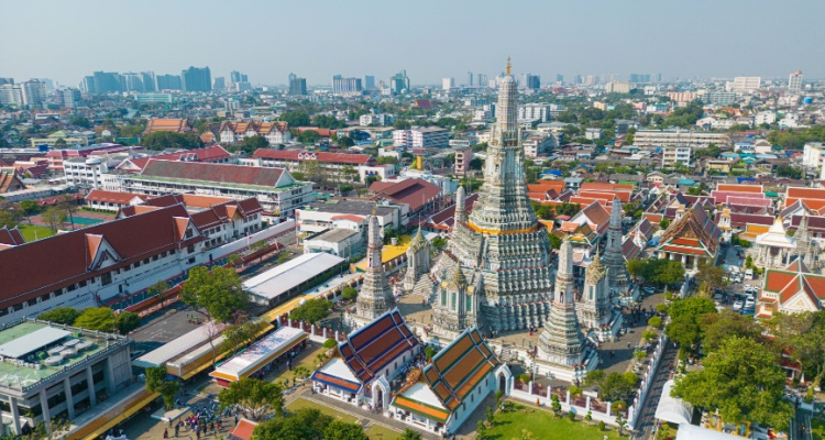 Tour del Mercato galleggiante, Palazzo Reale e Wat Pho