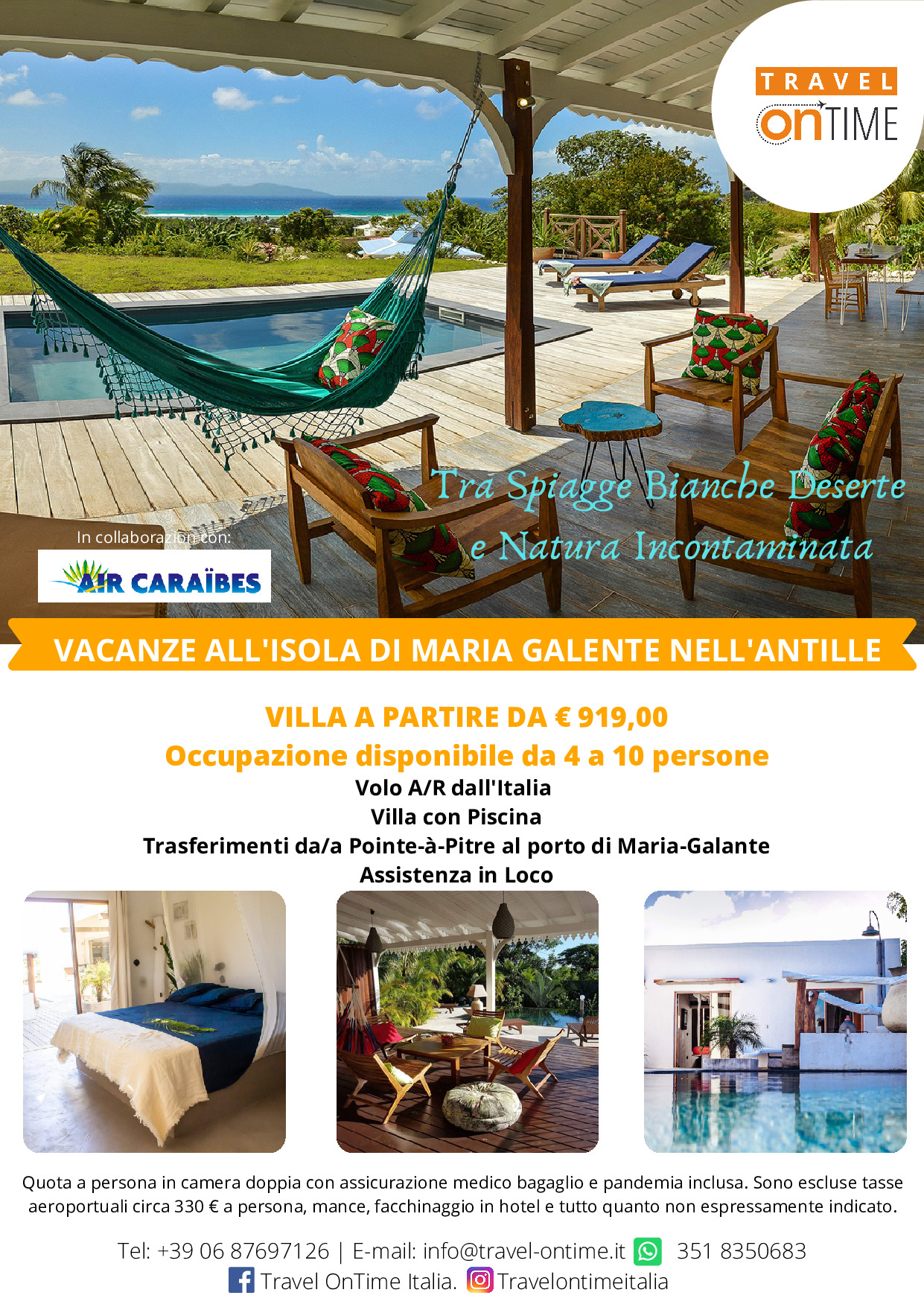 Vacanze in Villa con Piscina a Maria-Galante
